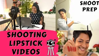 Lipstick Swatch Shoot | How I Show Exact Lipstick Shades | Behind The Scenes | JoyGeeks