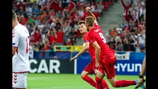 Tomáš Chorý Goal vs Denmark | Czech Republic U-21 2-2 Denmark U-21| UEFA EURO U21 2017| #U21EURO