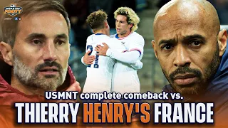 USMNT U-23 Complete Comeback & Draw vs. Thierry Henry's France! | Morning Footy | CBS Sports Golazo