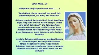 Doa Novena Tiga Salam Maria (9 hari) Doa yang Tak Pernah Tak Dikabulkan.