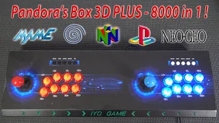 Pandora's Box 3D - 8000 in 1 - IYO Gaming 2021 Edition