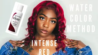 613 TO INTENSE RED 🦋 | EASY WATERCOLOR METHOD | Camille Dior