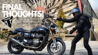 Final thoughts on the Triumph Thruxton RS // PROS & CONS