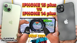 iPhone 15 Plus vs iPhone 14 Plus PUBG Comparison 🔥 Overheat & Battery Drain Test 🤐