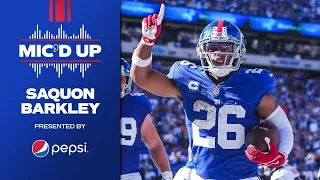 Saquon Barkley MIC'D UP: 'HEEYYY!' | New York Giants