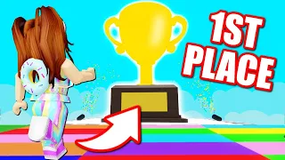 I Was The LUCKIEST Winner in Color Block Race (Roblox)