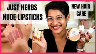 Best Nude Lipsticks from Just Herbs| Giveaway |#Aparnasfab5 | JoyGeeks