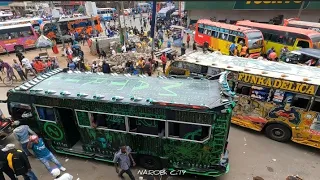 COOLEST MATATUS IN NAIROBI 🇰🇪 RUSHHOUR MATATU CULTURE SCENES 🔥