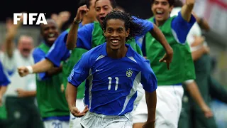 Ronaldinho free-kick vs England | 2002 FIFA World Cup