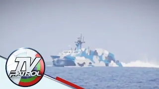 Civilian boat na may sakay na news team sa West PH Sea hinabol ng Chinese vessels | TV Patrol