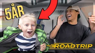 ROADTRIP MED EN 5 ÅRING - *Elias är tillbaka och kissar på sig i bilen...*