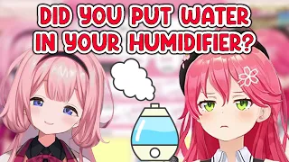 Miko thinks Ngo-chan is Pon, just like her, and brings up her legendary humidifier question