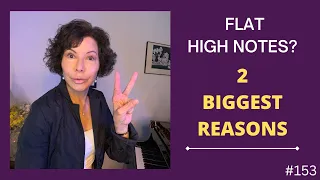 FLAT HIGH NOTES? 2 BIGGEST REASONS!  How to Fix Flat Singing Voice & Improve High Notes!