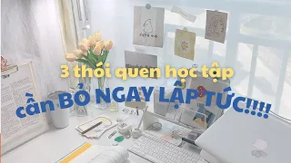 3 thói quen học tập cần BỎ NGAY LẬP TỨC 😖#shorts