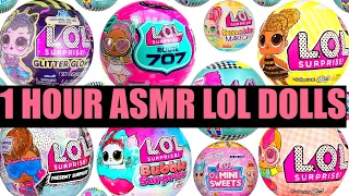ASMR 150 MYSTERY SURPRISES SATISFYING UNBOXING 1 HOUR LOL SURPRISE DOLLS NO TALKING