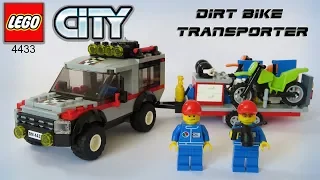 LEGO CITY - DIRT BIKE TRANSPORTER (Set 4433 Speed Build Instructions)