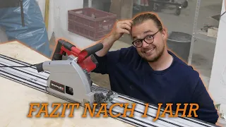 130€ Einhell Tauchsäge nach 1 Jahr | Nur gut für Plattenmaterial oder packt sie auch Massivholz?