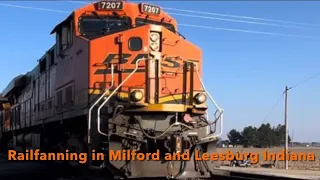 BNSF and more at Milford Indiana