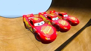 Crazy Lightning McQueen Crashes - GTA 4 Real Car Crashes Ep.13