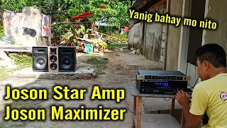 Testing 4 na speaker sa Joson Star Amplifier | how to setup cp to maximizer to Amplifier