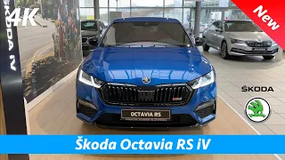 Škoda Octavia RS iV 2021 - Full review in 4K | Exterior - Interior (trunk space, battery range)