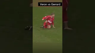 When Veron destroyed Gerrard 😂