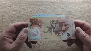 Пополнение банкнот в мою коллекцию - сентябрь 2023 часть 6 - пришло из Румынии - Polymer banknotes