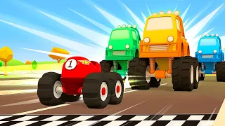 New race for small cars for kids! Helper Cars cartoons for kids & full episodes of cartoons.
