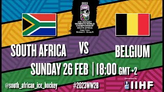 2023 IIHF ICE HOCKEY WOMEN'S WORLD CHAMPIONSHIP Division II, Group B SOUTH AFRICA. Game 10