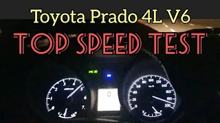 Toyota Prado 4L V6 Top Speed Test