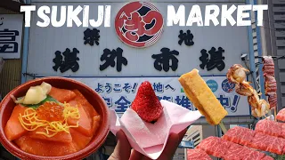 Top 9 MUST EAT Street Food at Tokyo Tsukiji Fish Market 2023 | Japanese Street Food