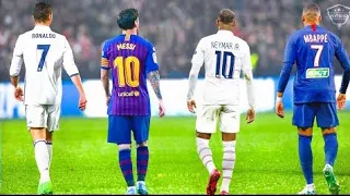 Messi vs Cristiano Ronaldo vs Neymar jr  vs Mbappe● Top 10 Skills |HD