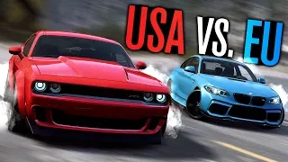 Need for Speed Payback - AMERICA vs EUROPE Budget Build!