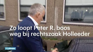 Op beeld: zo loopt Peter R. boos weg bij rechtszaak Holleeder  - RTL NIEUWS