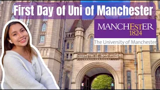 first day of Uni of MANCHESTER| welcome meeting, first lecture, cooking & more| UoM diaries 09