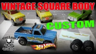 Vintage Hot Wheels Squarebody Makeover