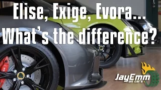 Lotus Elise, Exige and Evora - What's the Difference? Which one is best for you?