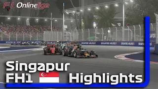 F1 2019 🎮 Singapur GP FH1 [Highlights] 🏎 F1 Onlineliga PS4