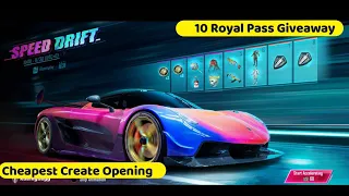 Koenigsegg Create opening|Craziest Crate opening ever|10 Royal Pass Giveaway|New Koenigsegg spin