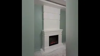 Portal with your own hands, under the Dimplex fireplace!