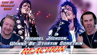 ''Wanna Be Startin Somethin'' Live At Wembley 1988 - Michael Jackson Reaction