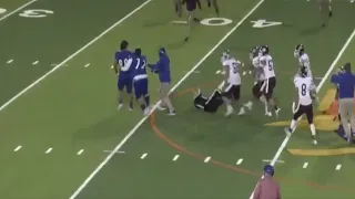 Texas high school football player charged with assault after tackling the referee