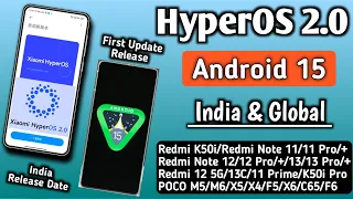 OMG HyperOS 2.0 & Android 15 First Update Released, India & Global Release Date, 100+ Device's