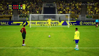 eFootball 2023 - Brazil vs Portugal | Penalty Shootout | Ronaldo vs Neymar