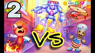 Kick the Buddy VS Despicable Bear. Gameplay Walkthrough Part 2 - All Stuff Power of Gods (iOS)