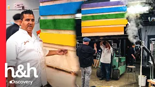 Buddy tenta ajustar a decoração de um bolo de 300 quilos! | Buddy vs Duff: O Duelo | H&H Brasil
