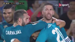 اهداف مباراة ريال مدريد وبرشلونة 5 1 سوبر الاسباني {ذهاب اياب}فهد العتيبي