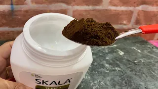 É só misturar PÓ de café no CREME de cabelo