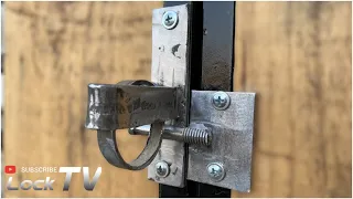 Creative Lock Ideas | Extremely simple automatic locking door latch #LockTV