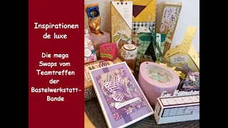 Inspirationen de luxe - die Mega-Swaps vom Teamtreffen der BastelwerkstattBande - Stampin'Up!